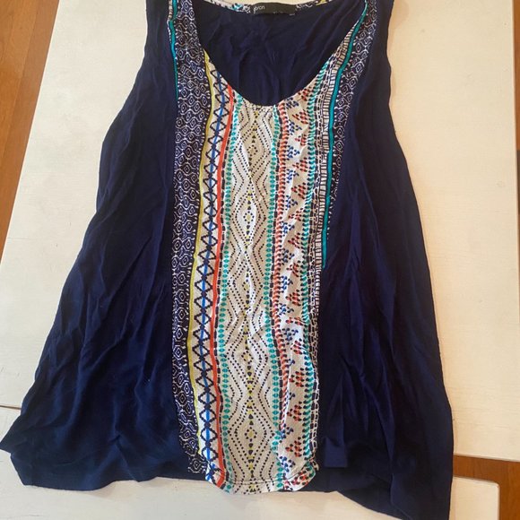 Blue tank top - Picture 4 of 4